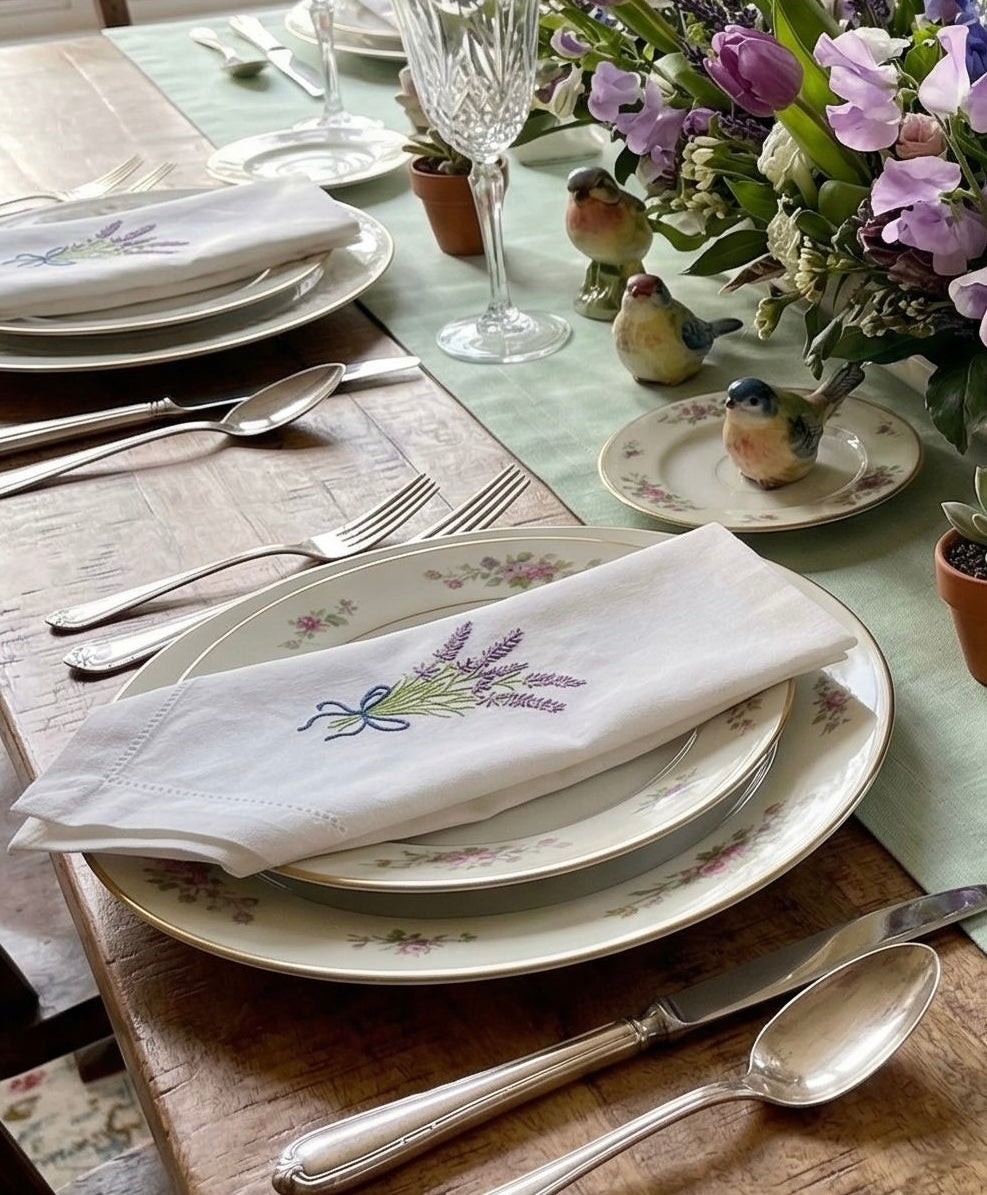 Serviette Lavendel